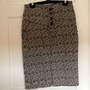 PENCIL High-waisted skirt Retro 50’s w/ 90’s flair EU 38/UK 10/US equivalent 2-4